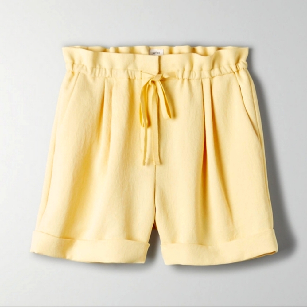 WILFRED FREE LUCIENNE Yellow Women's Shorts